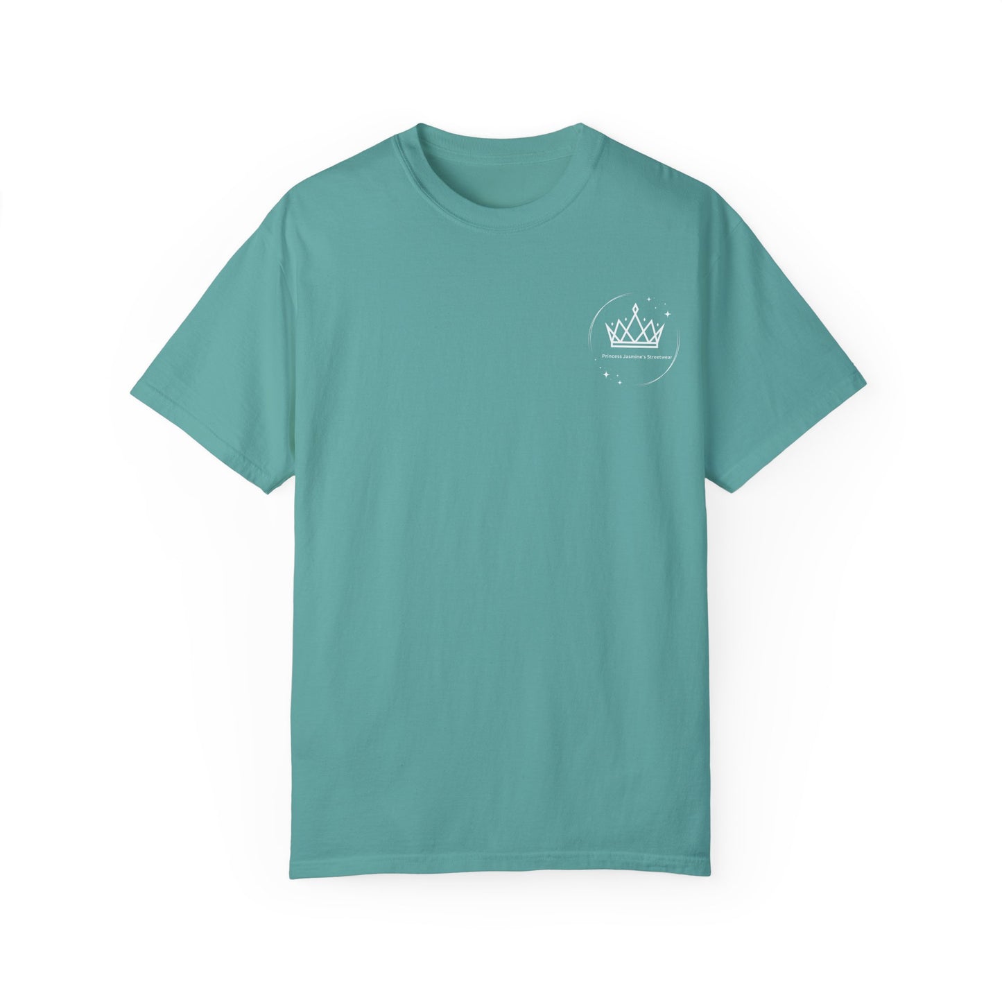 Nature - Inspired Unisex Garment - Dyed T-Shirt with Floral Design - Jasmine's Streetwear