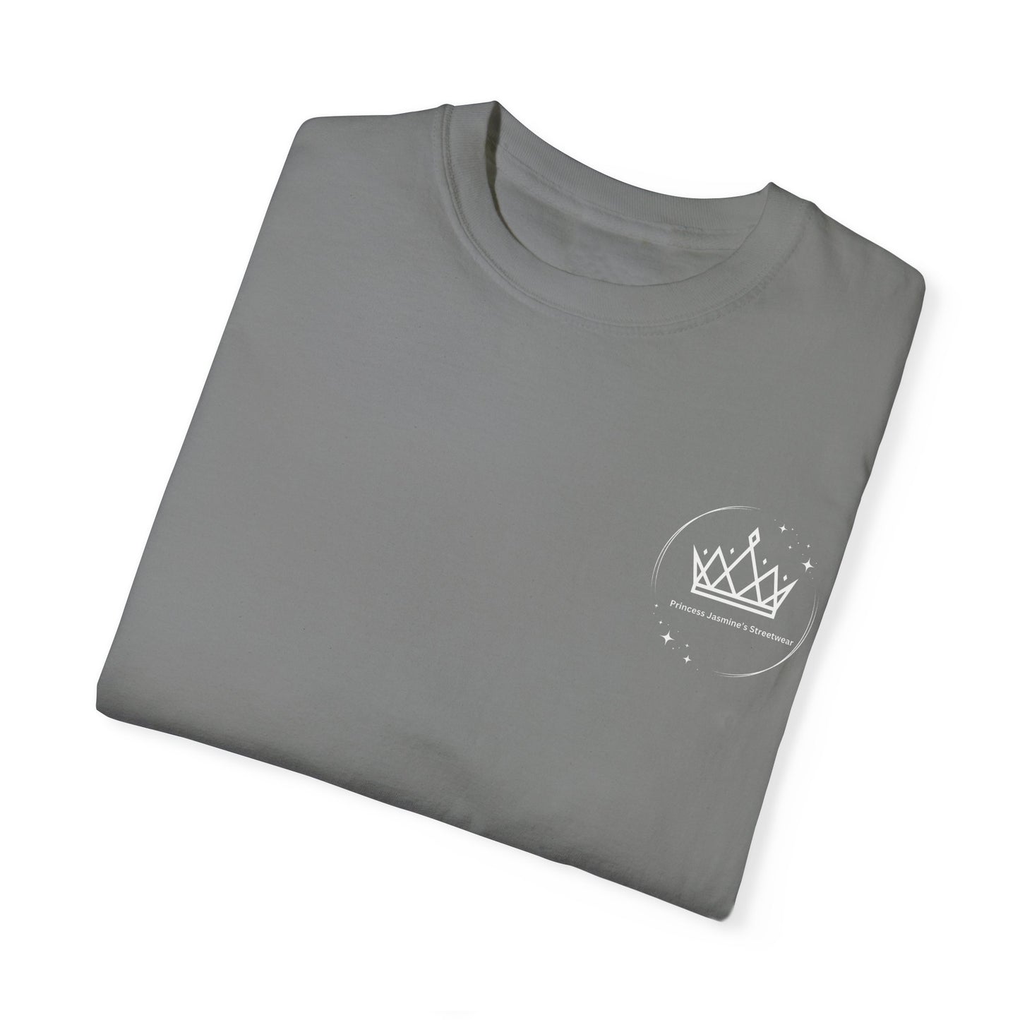 Nature - Inspired Unisex Garment - Dyed T-Shirt with Floral Design - Jasmine's Streetwear