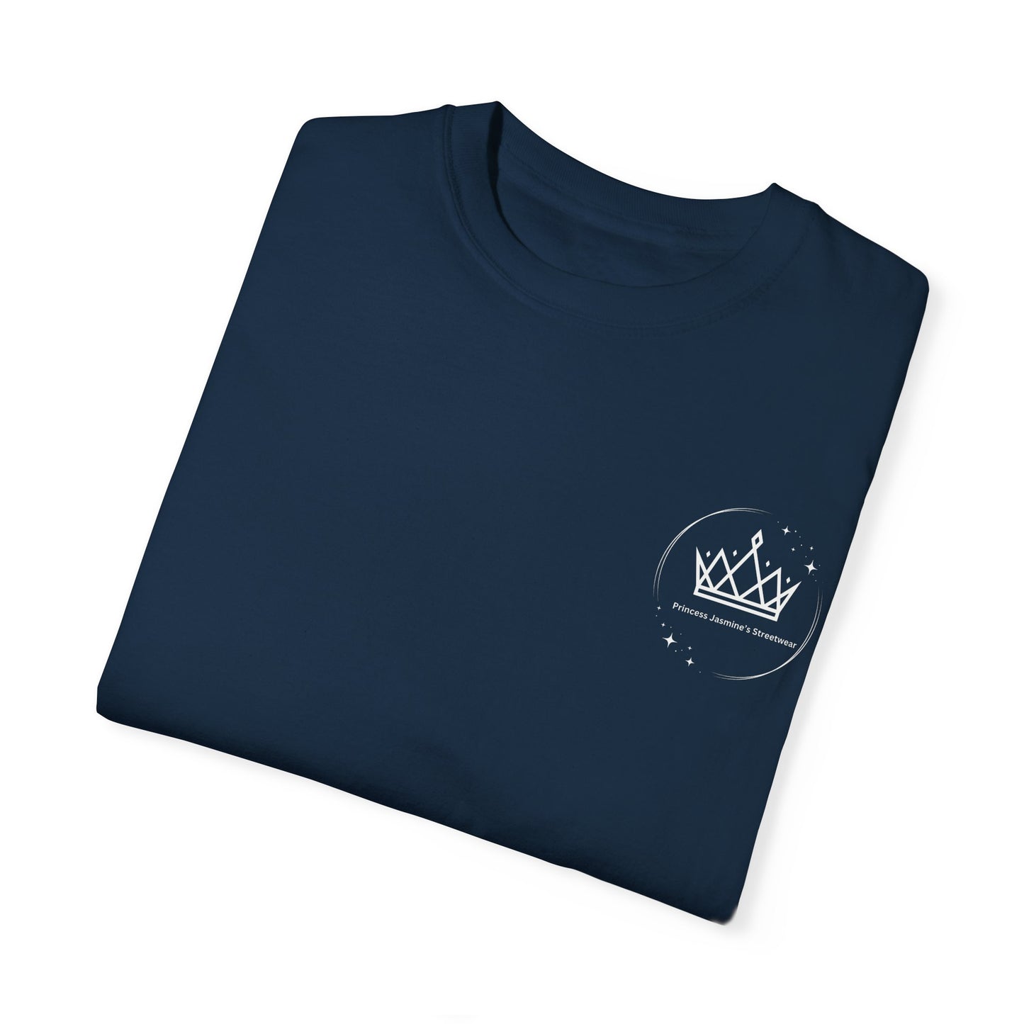 Nature - Inspired Unisex Garment - Dyed T-Shirt with Floral Design - Jasmine's Streetwear