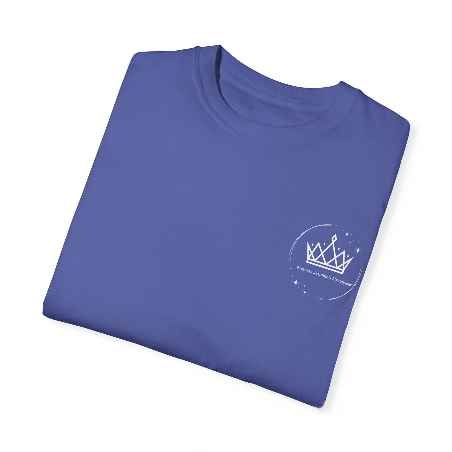 Nature - Inspired Unisex Garment - Dyed T-Shirt with Floral Design - Jasmine's Streetwear