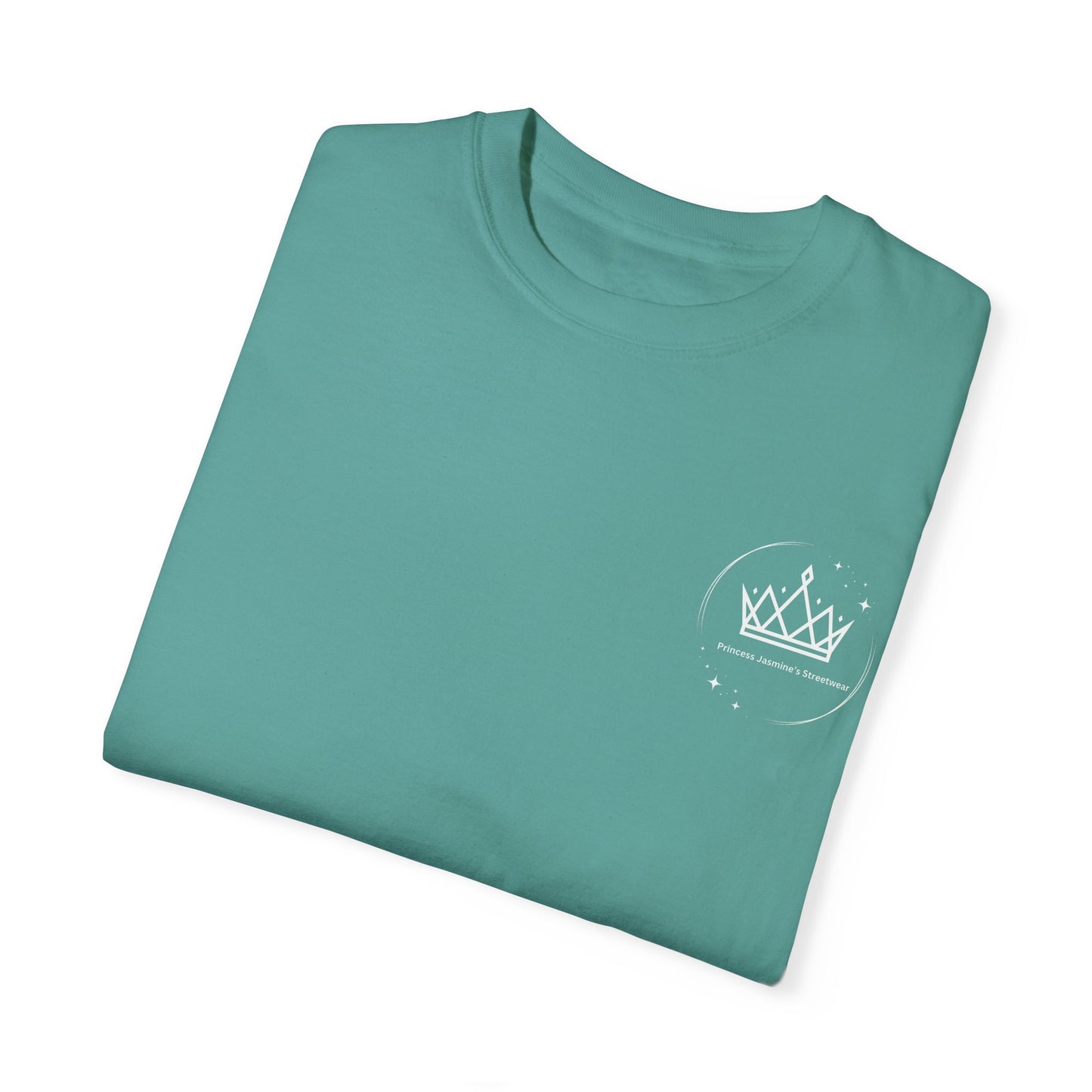 Nature - Inspired Unisex Garment - Dyed T-Shirt with Floral Design - Jasmine's Streetwear