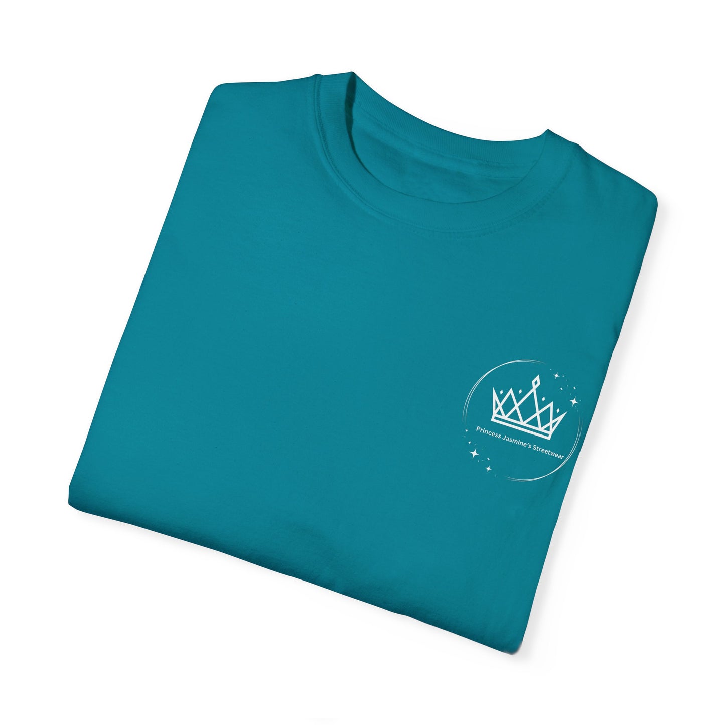 Nature - Inspired Unisex Garment - Dyed T-Shirt with Floral Design - Jasmine's Streetwear