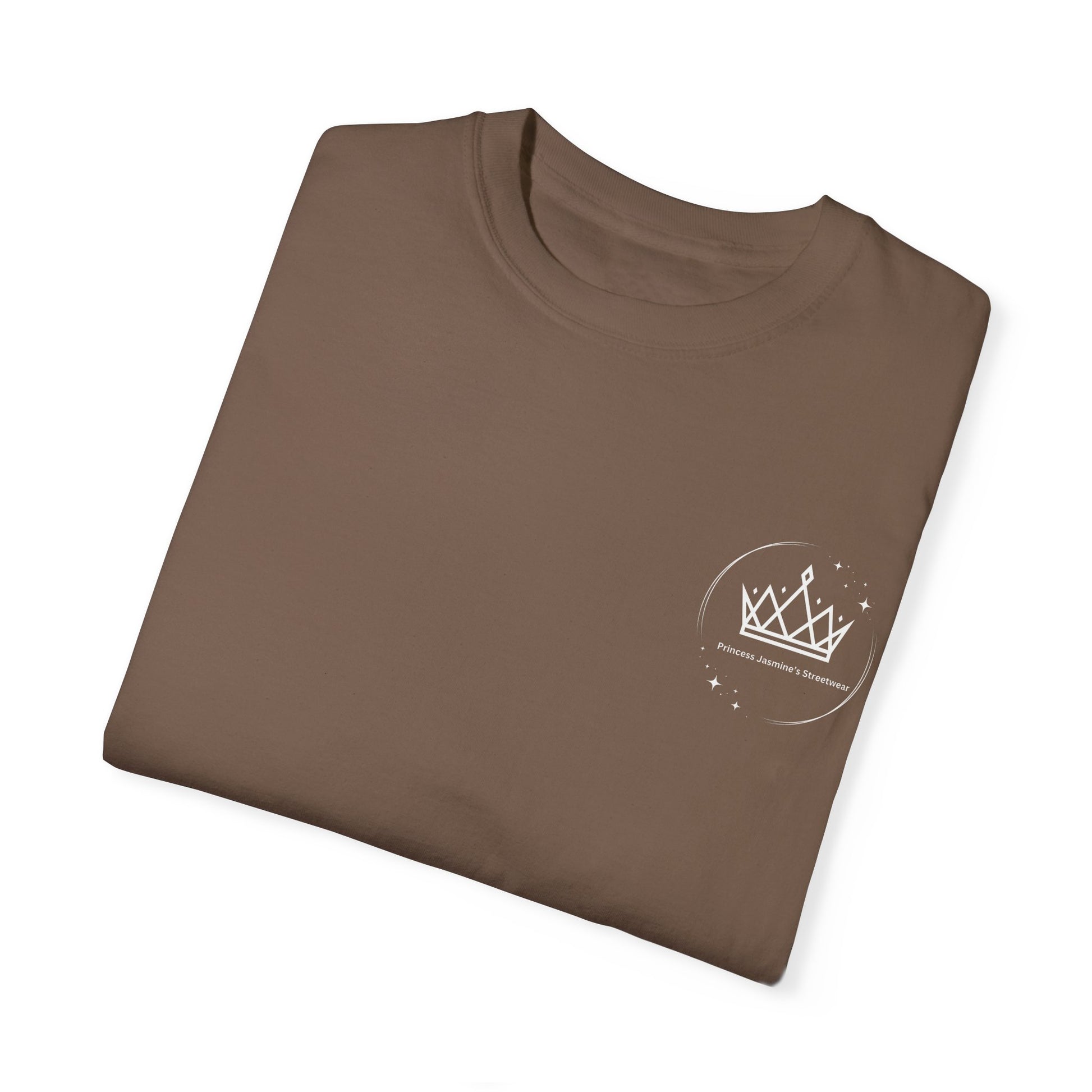 Nature - Inspired Unisex Garment - Dyed T-Shirt with Floral Design - Jasmine's Streetwear